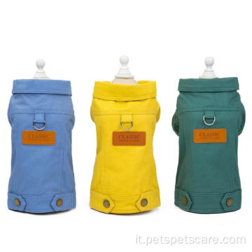 Multicolore inverno designer di jeans Dog Cothes